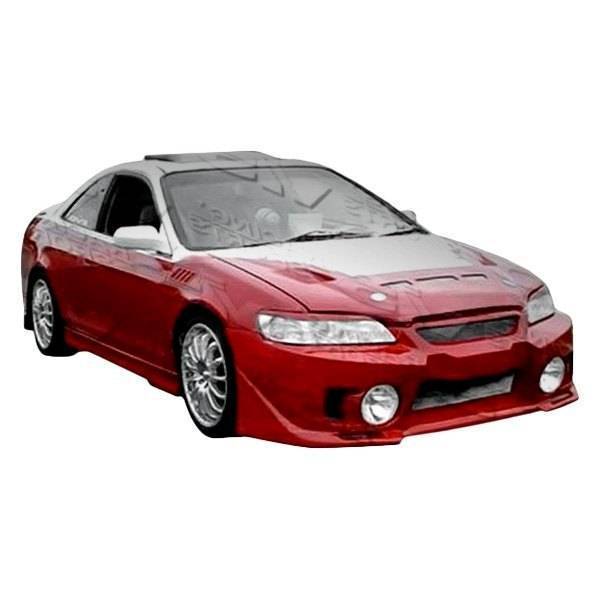 1998-2002 Honda Accord 2 doors EVO 5 Style FRP Primer Front Bumper-1