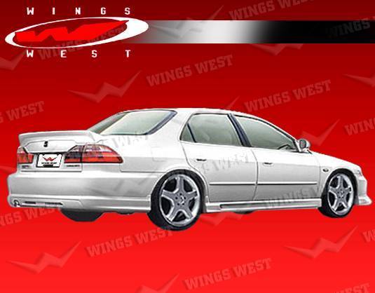 1998-2000 Honda Accord 4 doors POLYURETHANE Black Spoiler-1