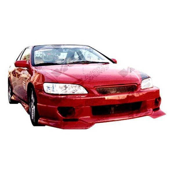 1998-2002 Honda Accord 4 doors Strada F2 Style FRP Primer Front Bumper-1