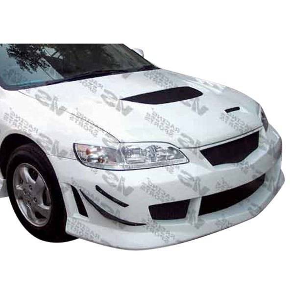 1998-2002 Honda Accord 4 doors TECHNO R Style FRP Primer Front Bumper-1