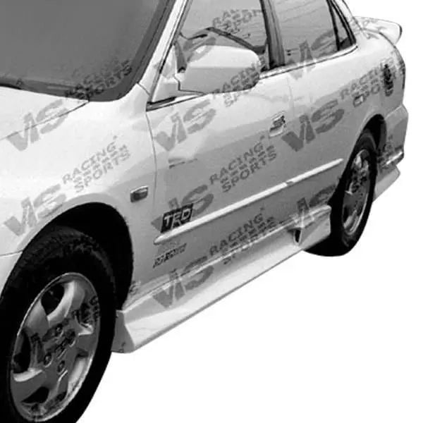 1998-2002 Honda Accord 4 doors TECHNO R Style FRP Primer Side Skirts-1