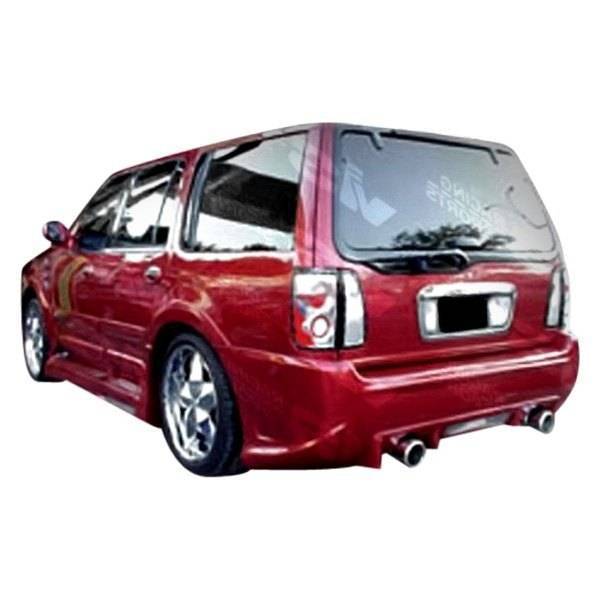 1998-2002 Lincoln Navigator 4 doors OUTCAST Style FRP Primer Rear Bumper-1