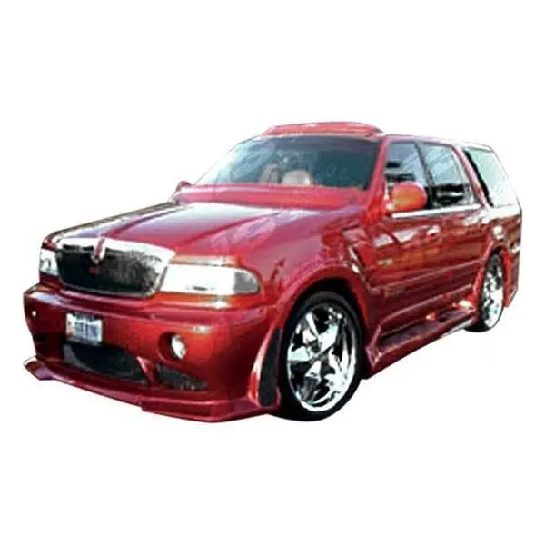 1998-2002 Lincoln Navigator 4 doors OUTCAST Style FRP Primer Side Skirts-1