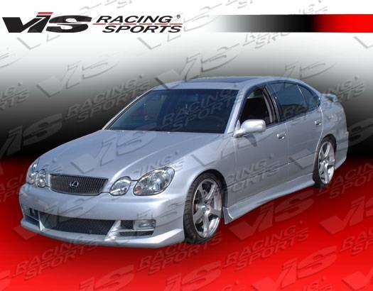 1998-2005 Lexus GS300 GS400 4 doors CYBER 2 Style FRP Primer Front Bumper-1