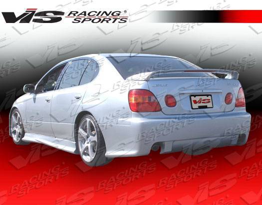 1998-2005 Lexus GS300 GS400 4 doors CYBER 2 Style FRP Primer Rear Bumper-2