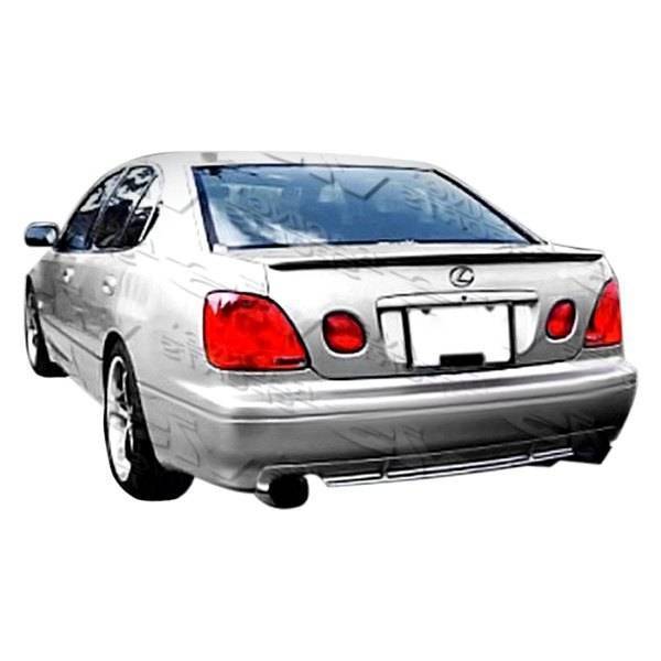 1998-2005 Lexus GS300 GS400 4 doors TECHNO R Style FRP Primer Rear Lip-1
