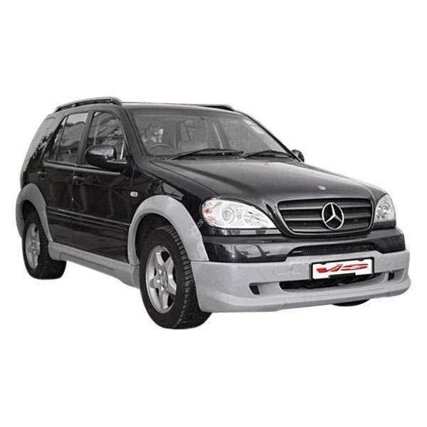 1998-2001 Mercedes M Class X163 4 doors WERK Style FRP Primer Front Lip-1