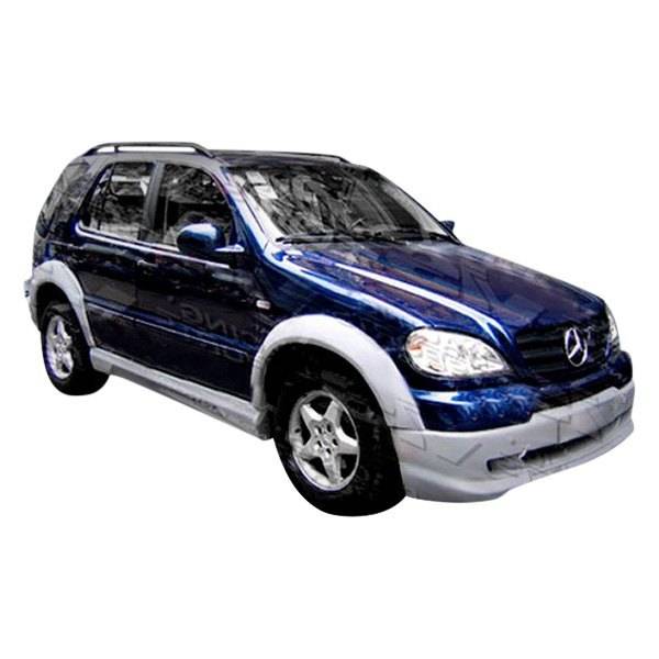 1998-2001 Mercedes M Class X163 4 doors WERK Style FRP Primer Full Kit-1