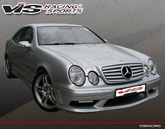 1998-2002 Mercedes Clk W208 C63 2 doors C63 Style FRP Primer Front Bumper-1