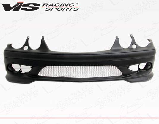 1998-2002 Mercedes Clk W208 C63 2 doors C63 Style FRP Primer Front Bumper-3