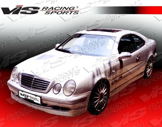 1998-2002 Mercedes Clk W208 2 doors C Tech Style FRP Primer Front Lip-3