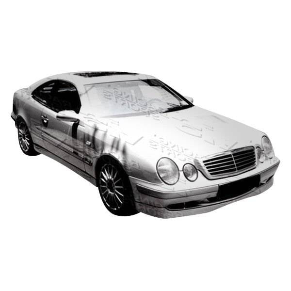 1998-2002 Mercedes Clk W208 2 doors C Tech Style FRP Primer Full Kit-1