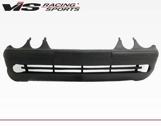1998-2002 Mercedes Clk W208 2 doors EURO TECH Style FRP Primer Front Bumper-2