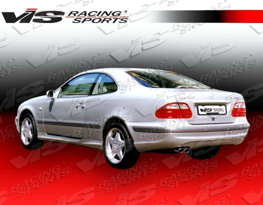 1998-2002 Mercedes Clk W208 2 doors EURO TECH Style FRP Primer Rear Bumper-2