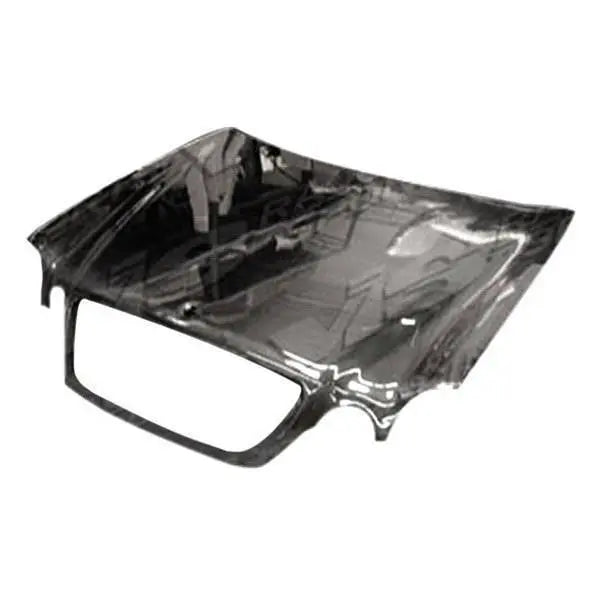 1998-2002 Mercedes CLK 2 doors OEM Style Carbon Fiber Black Hood-1