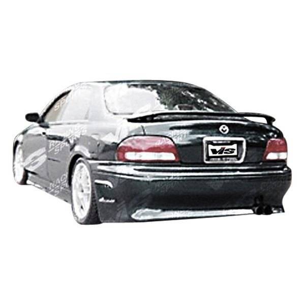 1998-2002 Mazda 626 4 doors INVADER Style FRP Primer Rear Bumper-1