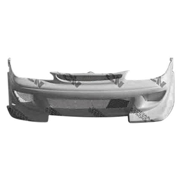 1998-2000 Toyota Corolla 4 doors BATTLE Z Style FRP Primer Front Bumper-1
