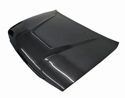 1998-2002 Toyota Corolla 4 doors INVADER Style Carbon Fiber Black Hood-1