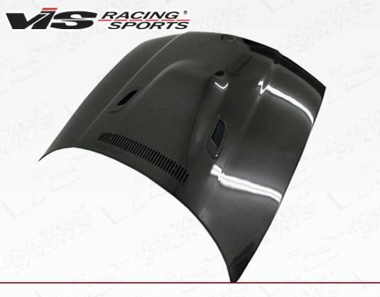 1999-2003 BMW 3 SERIES E46 M3 2 doors E92 M3 Style Carbon Fiber Black Hood-3