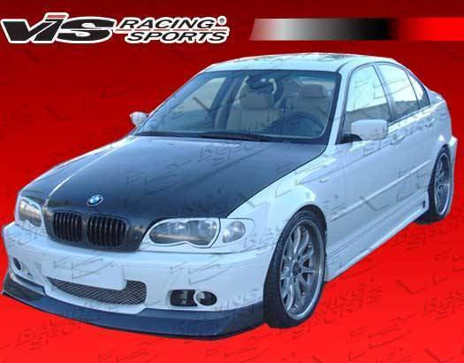 1999-2005 BMW 3 SERIES E46 Carbon Fiber Black Front Lip-1