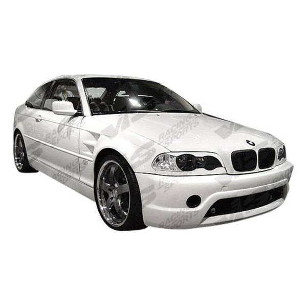 1999-2005 BMW 3 SERIES E46 2 doors 4 doors Racing Design Style FRP Primer Front Bumper-1