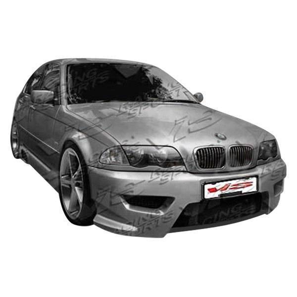 1999-2005 BMW 3 SERIES E46 2 doors 4 doors TECHNO Style FRP Primer Front Bumper-1