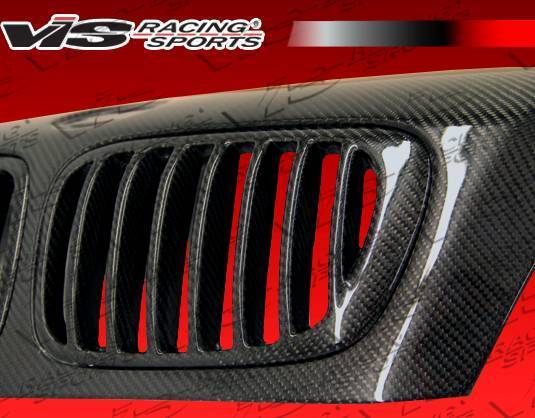 1999-2003 BMW 3 SERIES E46 2 doors XTS Style Carbon Fiber Black Hood-5