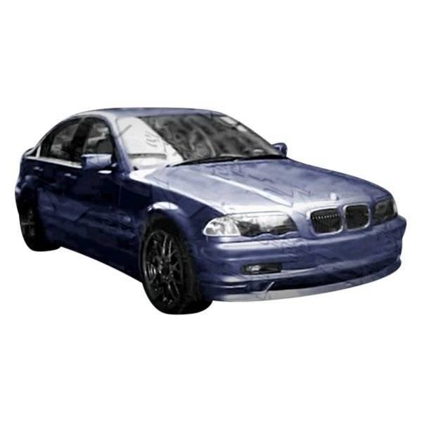 1999-2001 BMW 3 SERIES E46 4 doors EURO TECH Style FRP Primer Front Lip-1