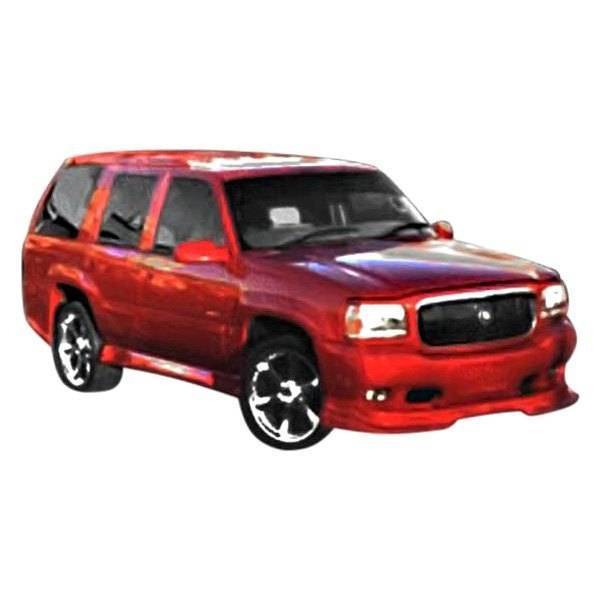 1999-2001 Cadillac Escalade 4 doors OUTCAST 2 Style FRP Primer Front Lip-1