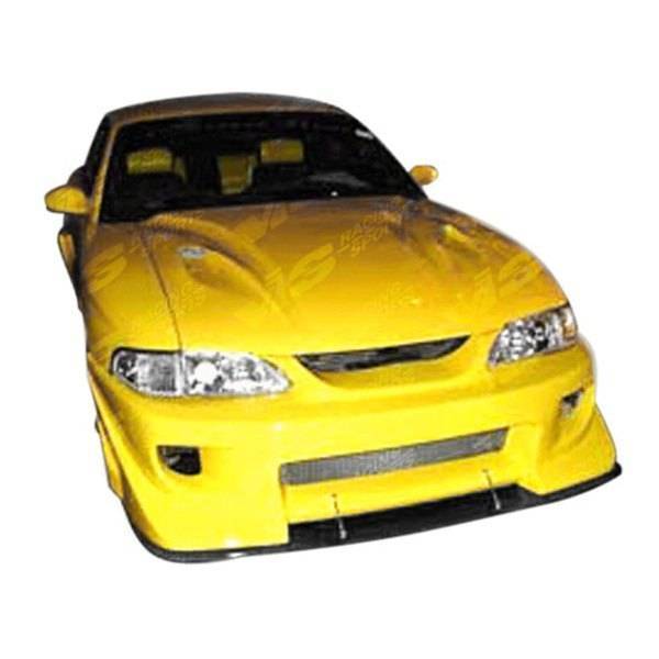 1999-2004 Ford Mustang 2 doors BATTLE Z Style FRP Primer Front Bumper-1