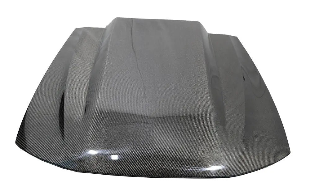 1999-2004 Ford Mustang 2 doors Cowl Induction Style Carbon Fiber Black Hood-2