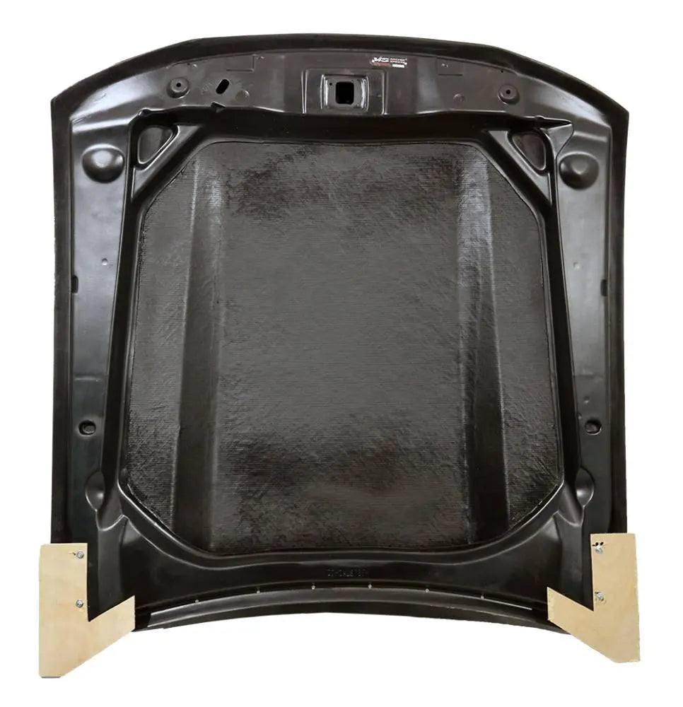 1999-2004 Ford Mustang 2 doors Cowl Induction Style Carbon Fiber Black Hood-5