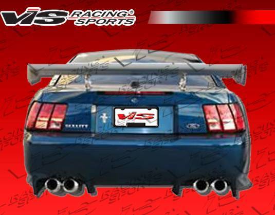 1999-2004 Ford Mustang 2 doors INVADER Style FRP Primer Rear Bumper-3