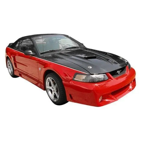 1999-2004 Ford Mustang 2 doors Stalker 2 Style FRP Primer Side Skirts-1