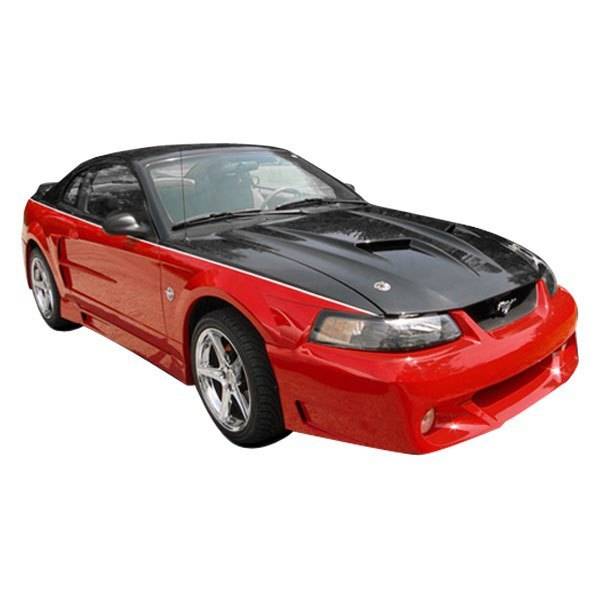 1999-2004 Ford Mustang 2 doors Stalker 2 Style FRP Primer Full Kit-3
