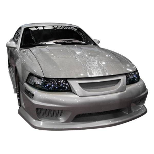 1999-2004 Ford Mustang 2 doors V Speed Style FRP Primer Front Bumper-1