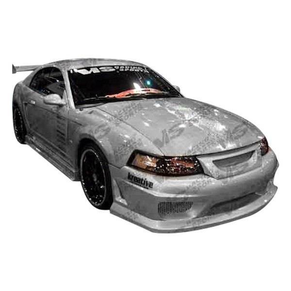 1999-2004 Ford Mustang 2 doors V Speed Style FRP Primer Front Bumper-2