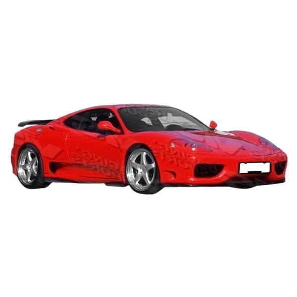 1999-2004 Ferrari F360 EURO TECH Style FRP Primer Front Lip-1