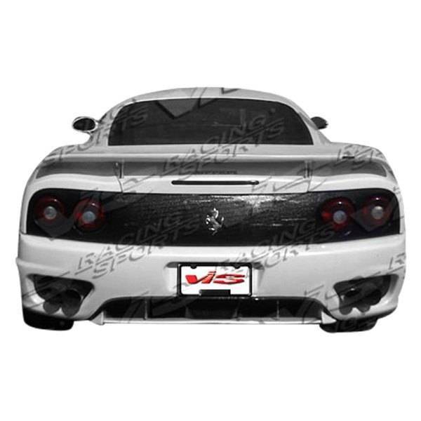 1999-2004 Ferrari F360 EURO TECH Style FRP Primer Rear Lip-2