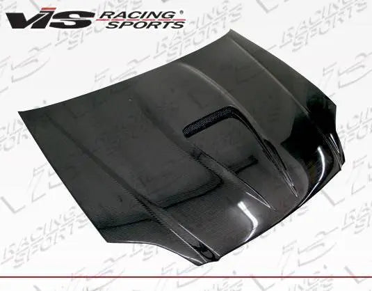 1999-2000 Honda Civic 2 doors G Force Style Carbon Fiber Black Hood-2