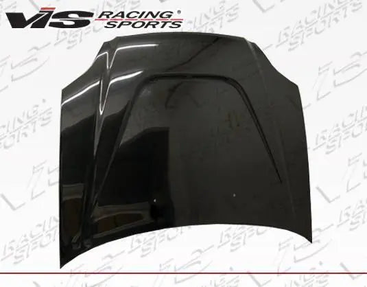 1999-2000 Honda Civic 2 doors 4 doors JS Style Carbon Fiber Black Hood-3