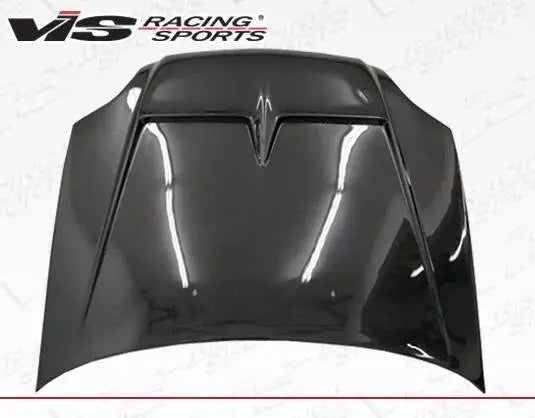 1999-2000 Honda Civic 2 doors 4 doors MONSTER Style Carbon Fiber Black Hood-3