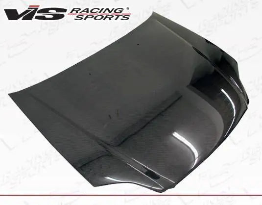 1999-2000 Honda Civic 2 doors 4 doors OEM Style Carbon Fiber Black Hood-2