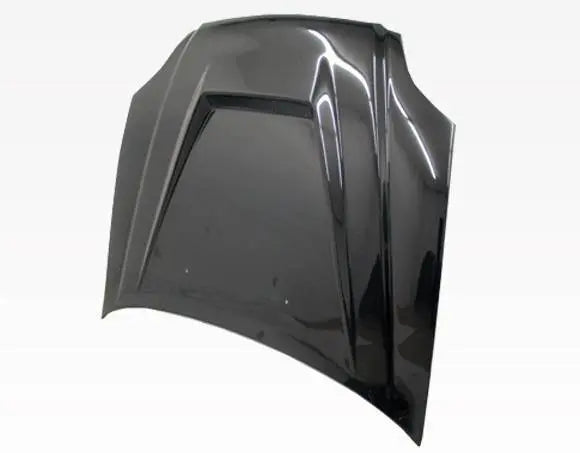 1999-2000 Honda Civic 2 doors 4 doors INVADER Style Carbon Fiber Black Hood-3