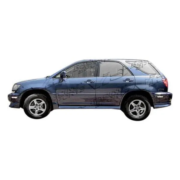 1999-2003 Lexus RX330 4 doors TECHNO R Style FRP Primer Side Skirts-1