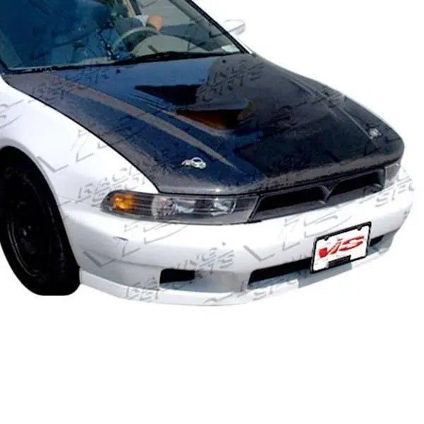 1999-2003 Mitsubishi Galant 4 doors OEM Style Carbon Fiber Black Hood-1