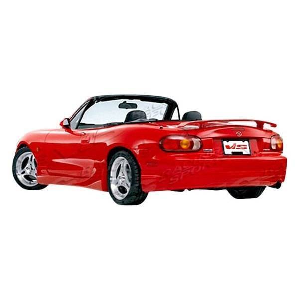 1999-2005 Mazda Miata 2 doors MAGNUM Style FRP Primer Rear Lip-1