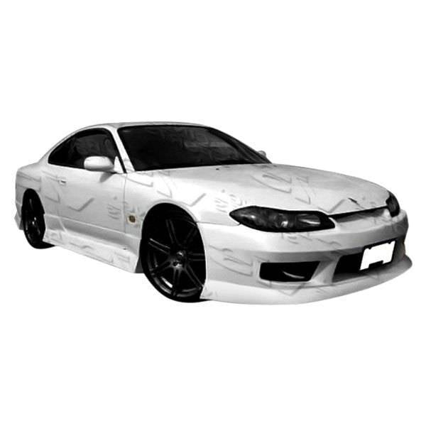1999-2002 Nissan S15 2 doors V Spec 4 Style FRP Primer Front Bumper-1