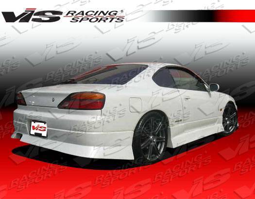 1999-2002 Nissan S15 2 doors V Spec 4 Style FRP Primer Rear Bumper-3