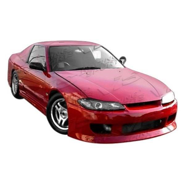 1999-2002 Nissan S15 2 doors V Speed Style FRP Primer Front Bumper-1